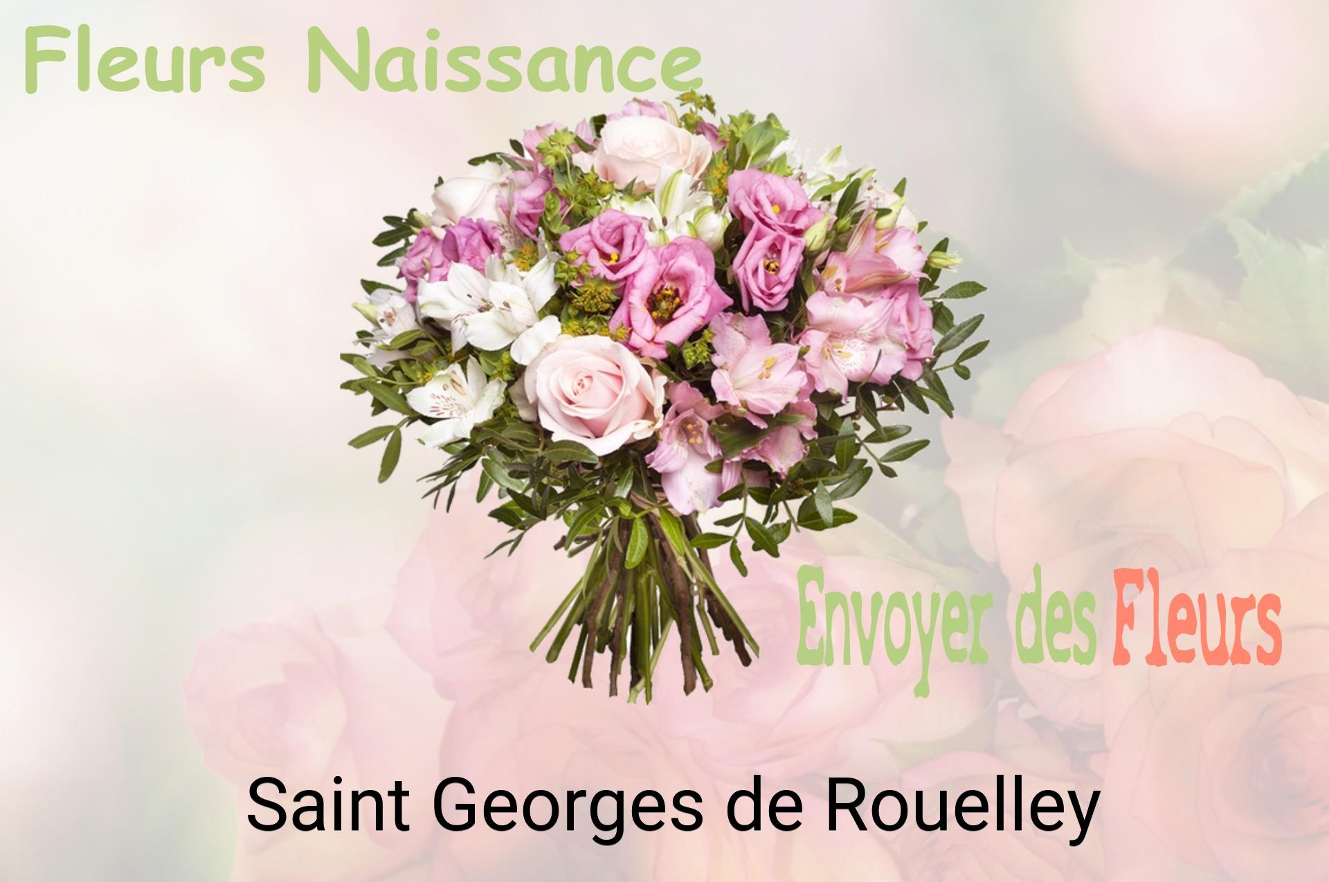 Bouquet de fleurs de naissance livré à Saint-Georges-de-Rouelley
